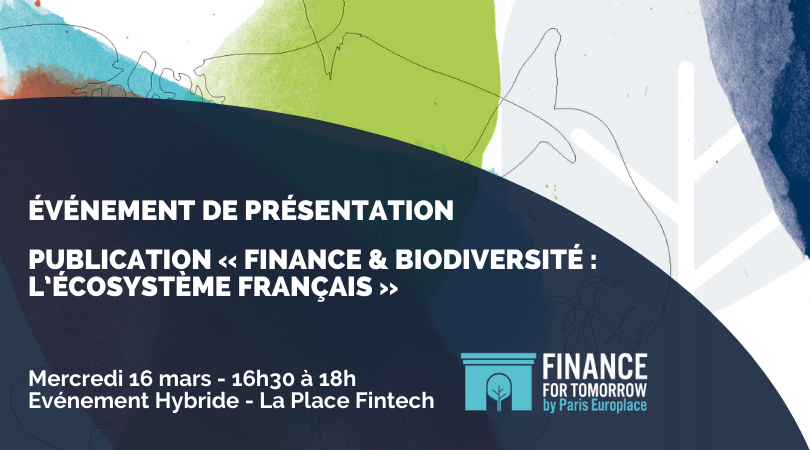 Visuel événement: Finance et biodiversité: l'écosystème français