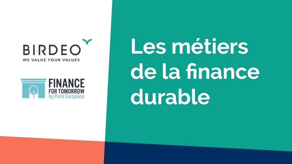 Les métiers de la Finance Durable