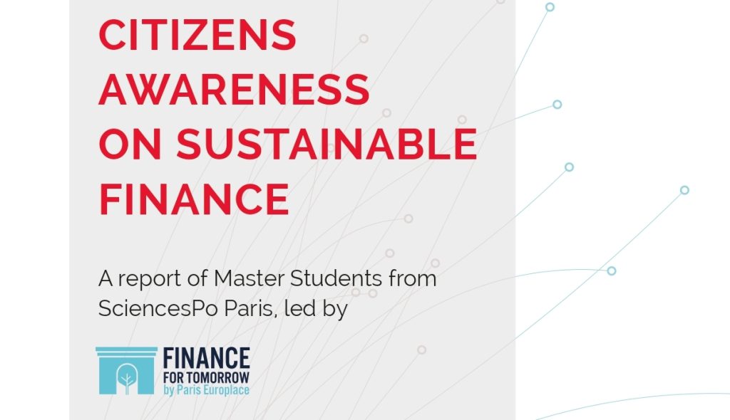 Increasing Citizens Awareness on Sustainable Finance (rapport en anglais)