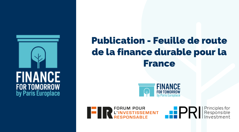 Publication de la feuille de route de la finance durable pour la France