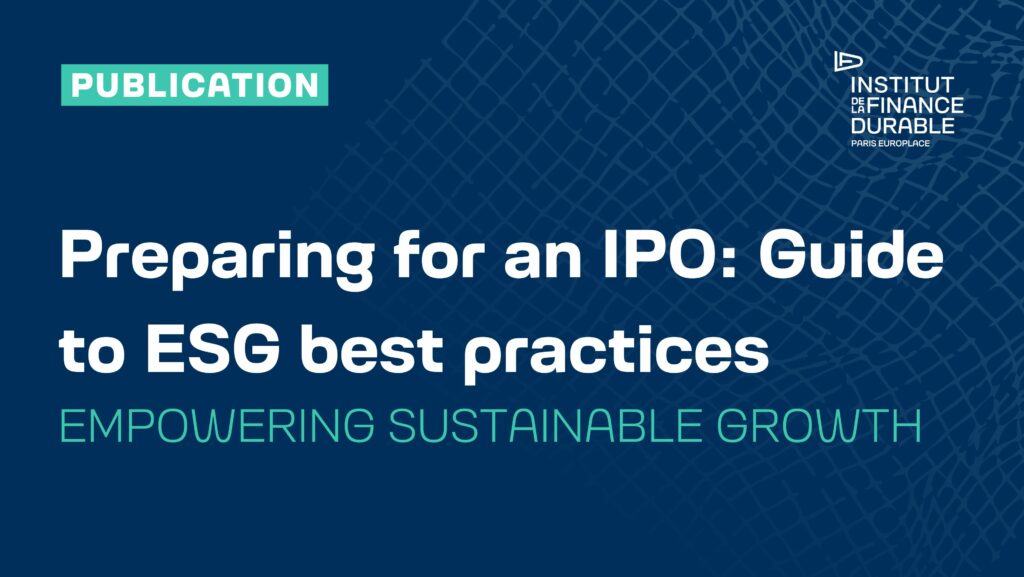 Preparing for an IPO: ESG best practice guide