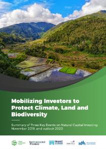 Appel à l’action pour l’investissement durable dans le capital naturel