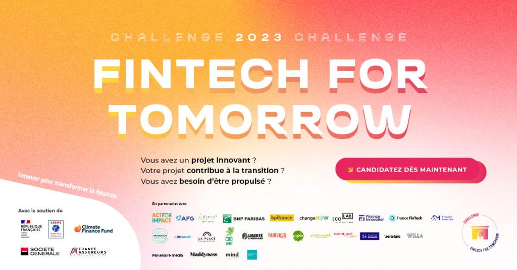 L’Institut de la Finance Durable lance la 6e édition du Challenge Fintech for Tomorrow