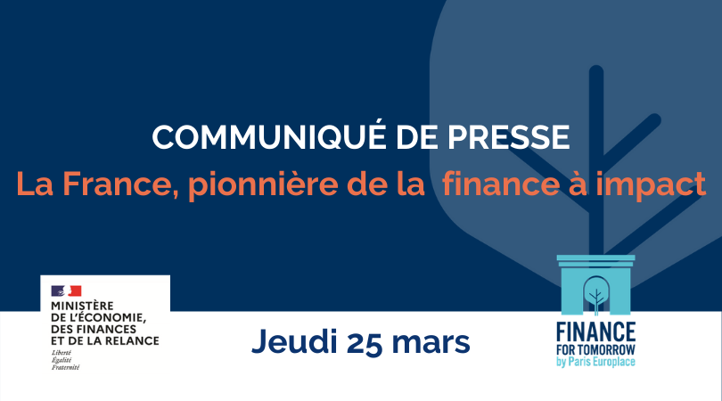 La France, pionnière de la finance à impact