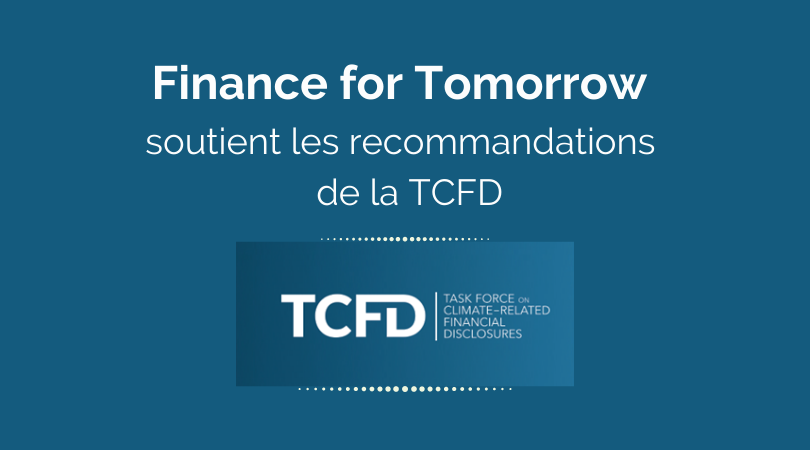 Des progrès en faveur de la TCFD