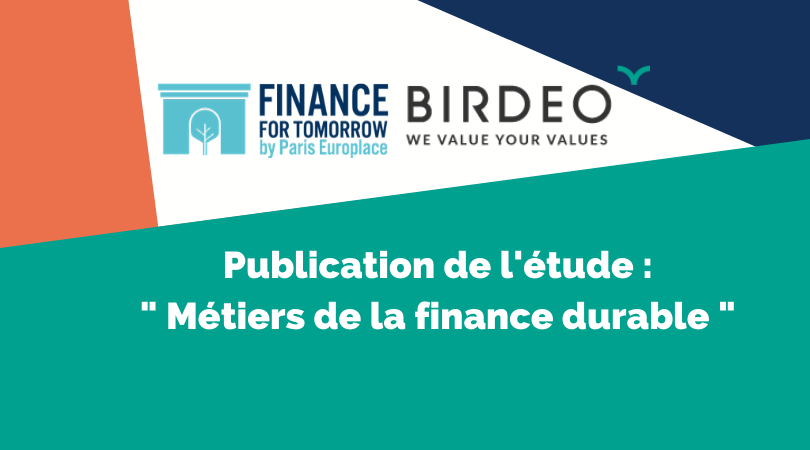 Publication – Les métiers de la Finance Durable