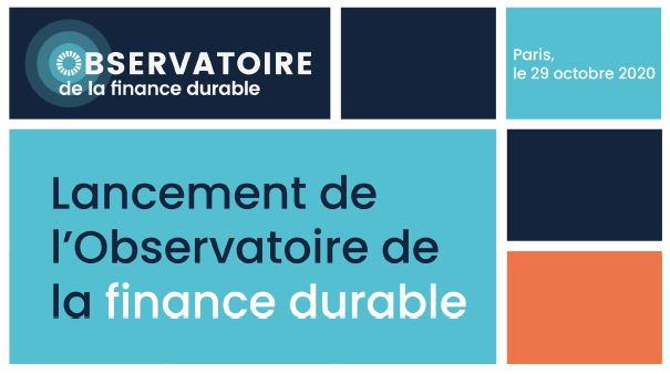 Lancement de l’Observatoire de la finance durable