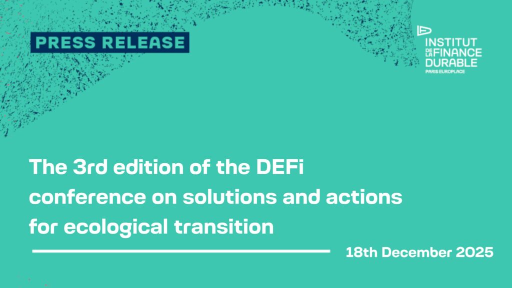 The 3rd DEFi symposium on solutions and actions for the ecological transition
